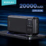 מטען נייד KUULAA 20000mAh עם מהירות 22.5W